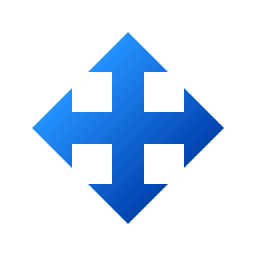 Four arrows icon