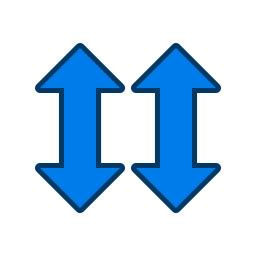 Up and Down Arrows icon