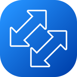 Left and right arrows icon