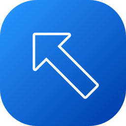 Up left arrow icon