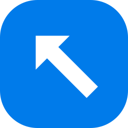 Up left arrow icon