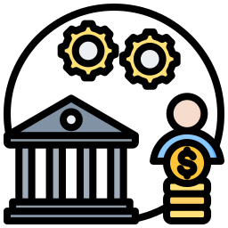 sistema bancario icono