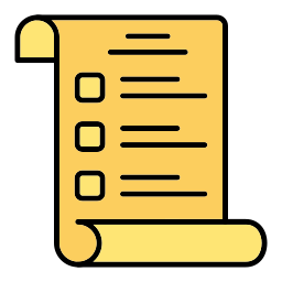 Shopping list icon