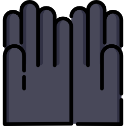 guantes de cuero icono