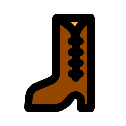 Cowboy boots icon