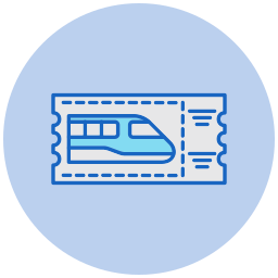 Train ticket icon