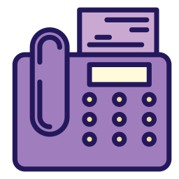 Fax machine icon