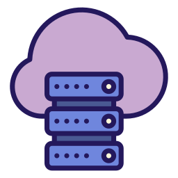 Cloud storage icon