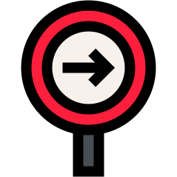 Turn right  icon