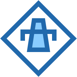 Motorway sign icon