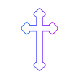 christliches kreuz icon