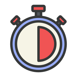 orologio cronometro icona