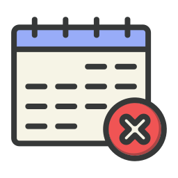 Cancel event icon