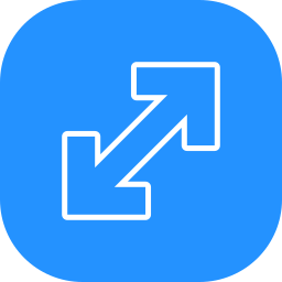 Double sided arrow icon