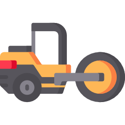 Road roller icon