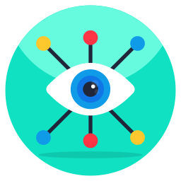 Cyber eye icon