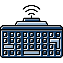 Wireless keyboard icon