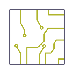 electronisch circuit icoon
