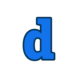 Буква d иконка