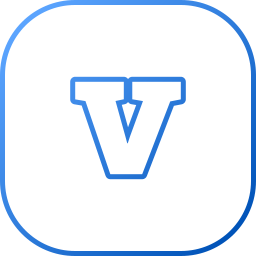 文字 v icon