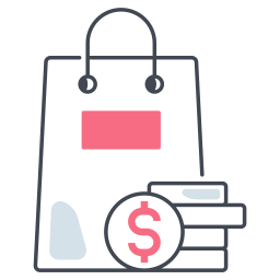 Shopping bag icon