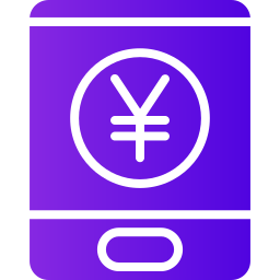 la banca móvil icono