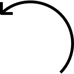 곡선 화살표 icon
