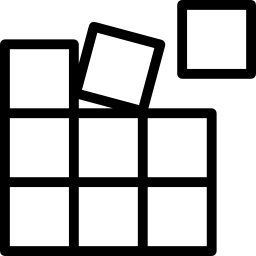 carrés Icône