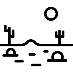 desierto icono