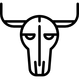 crâne de vache Icône