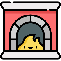 chimenea icono