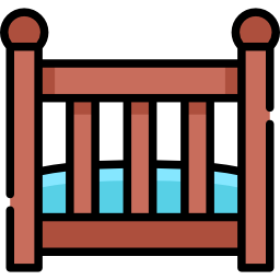 детская кроватка иконка