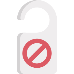 no molestar icono
