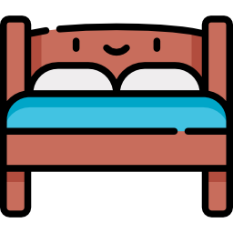 cama matrimonial icono