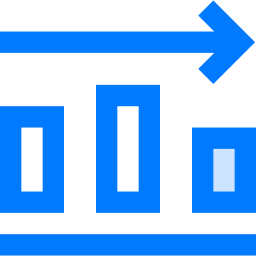 diagramme à bandes Icône