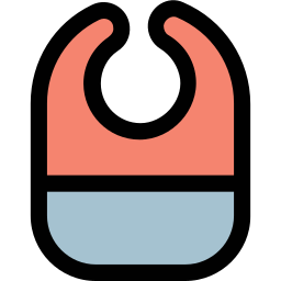 Baby bib icon