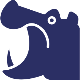 Hippopotamus icon