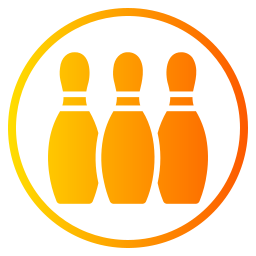 Bowling pins icon