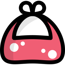 Baby bib icon