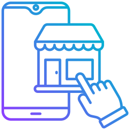 Мобильный шоппинг иконка