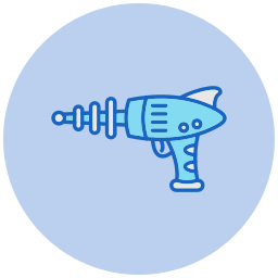 Space gun icon