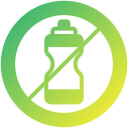 Plastic ban icon