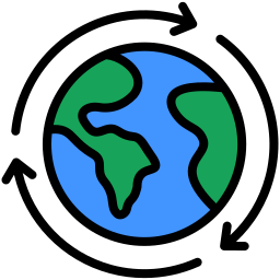 Earth cycles icon