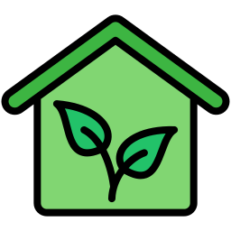 eco-huis icoon