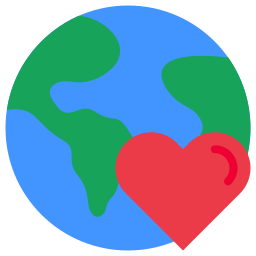red de planeet icoon