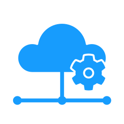 connessione cloud icona