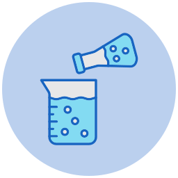 Chemical reaction icon