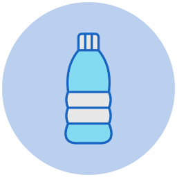 bouteille en plastique Icône