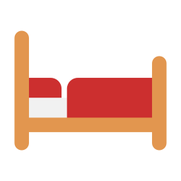 Hospital bed icon