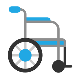 바퀴 달린 의자 icon